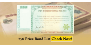 750 prize bond list 2025 online check