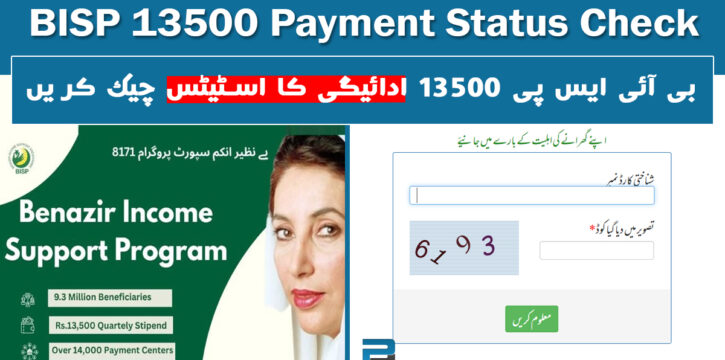 BISP 13500 Payment Status Check