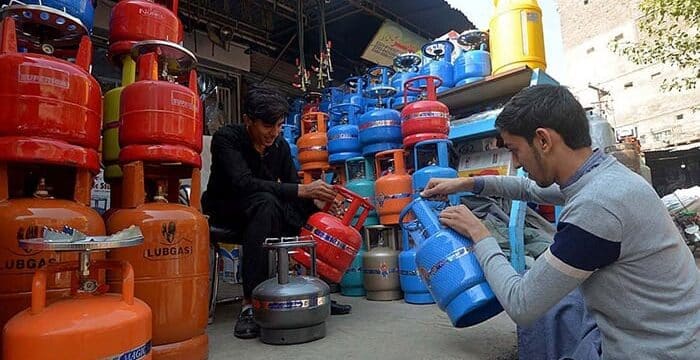 lpg cylinder price in Pakistan