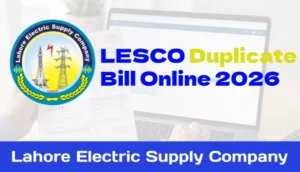 Check LESCO Duplicate Bill Online