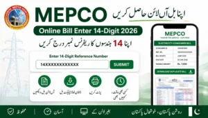 Check MEPCO Online Bill Enter 14-Digit