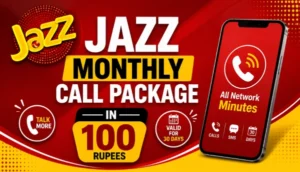Jazz Monthly Call Package in 100 Rupees