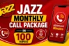 Jazz Monthly Call Package in 100 Rupees