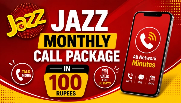 Jazz Monthly Call Package in 100 Rupees
