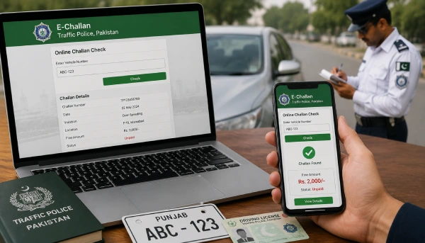 Online Challan Check: How to See Your Traffic Fine in Pakistan
