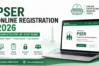PSER Online Registration