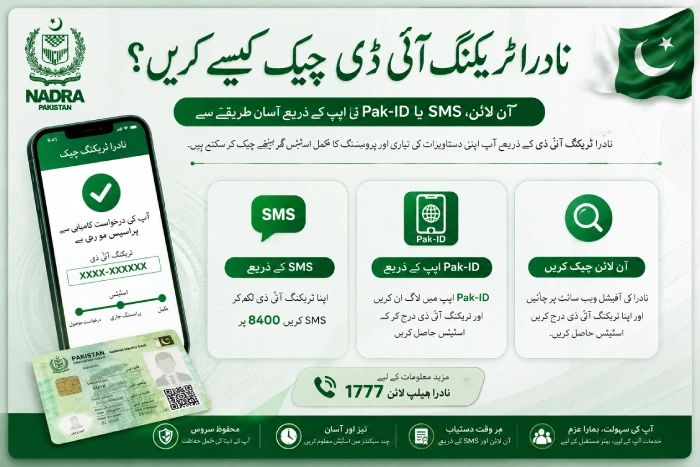 how to check natra tracking id