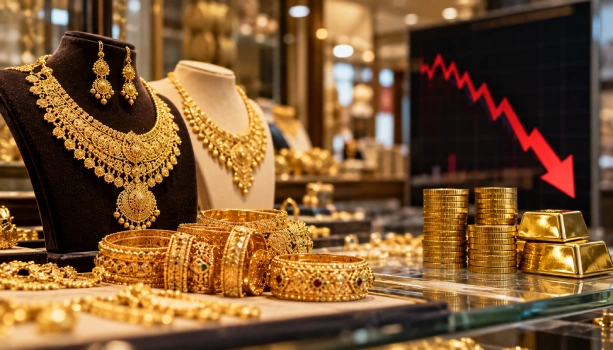 Gold Price Down Rs 5,600 Per Tola Today