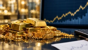 Gold Price Falls Rs 3,800 Per Tola Even as World Rate Climbs