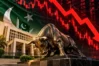 KSE-100 tumbles