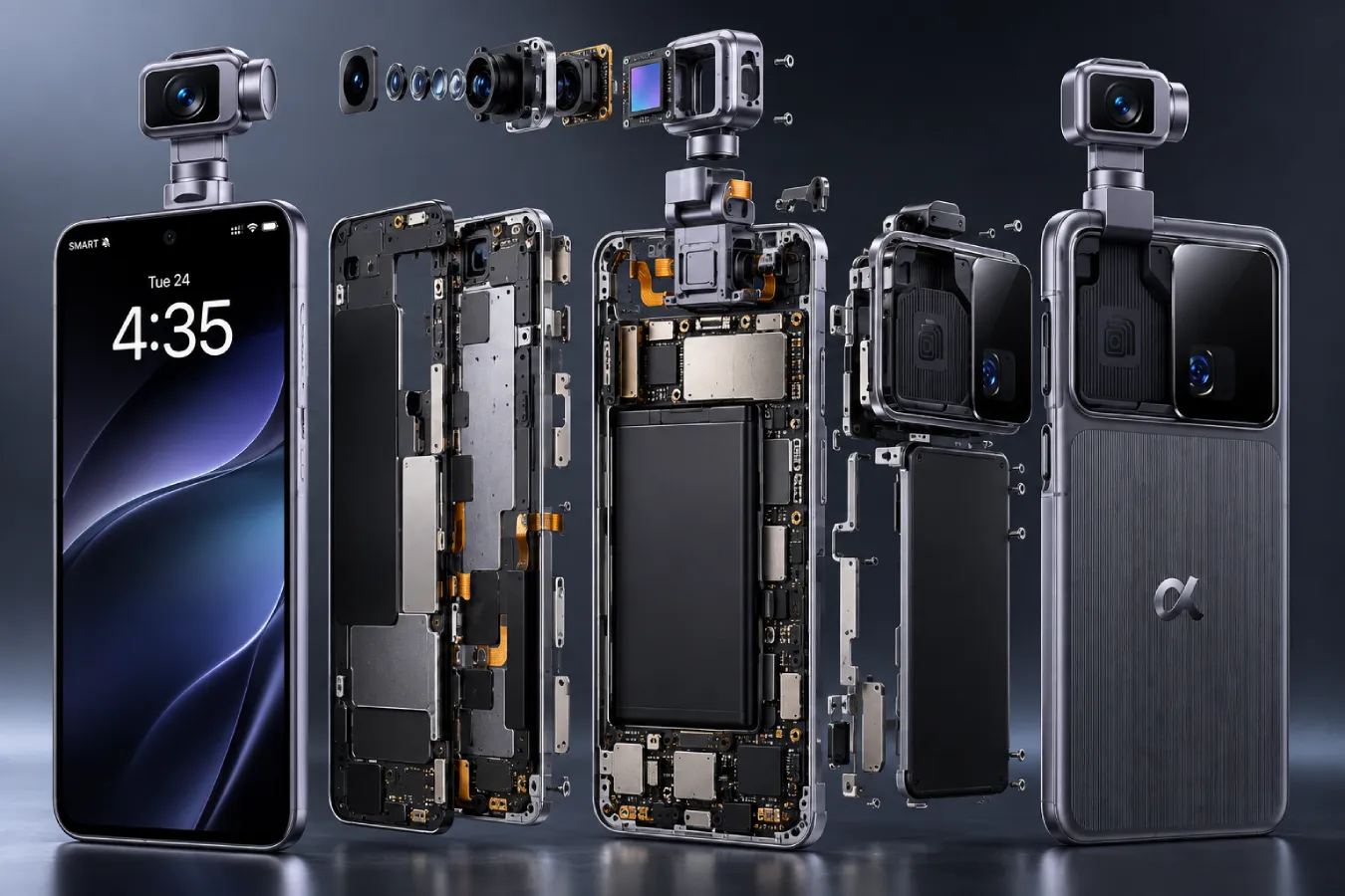 Honor Robot phone exploded view