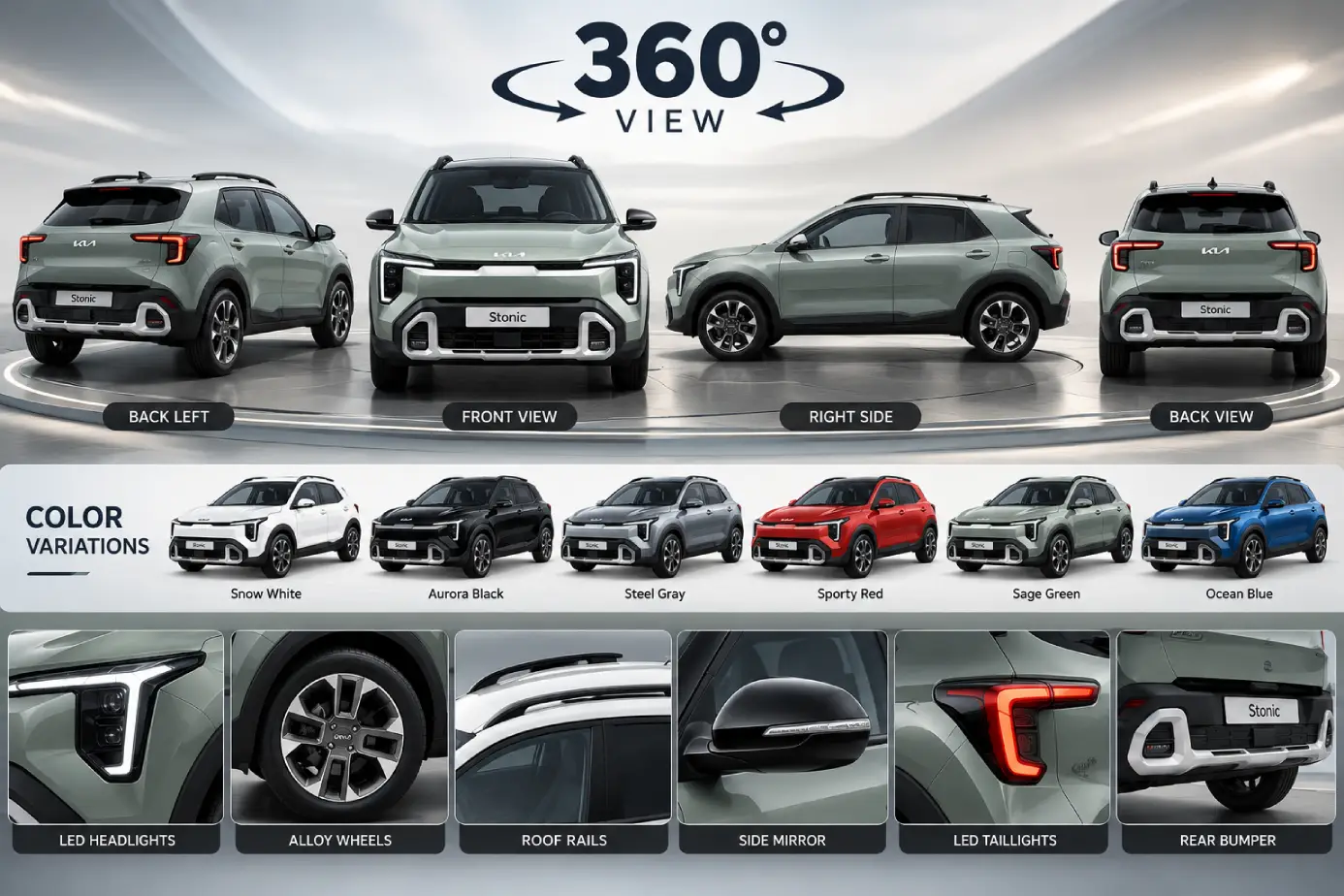 Kia Stonic 2026 colors