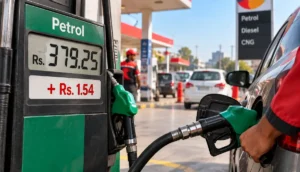 Petrol Price Up Rs 1.54 to Rs 379.25